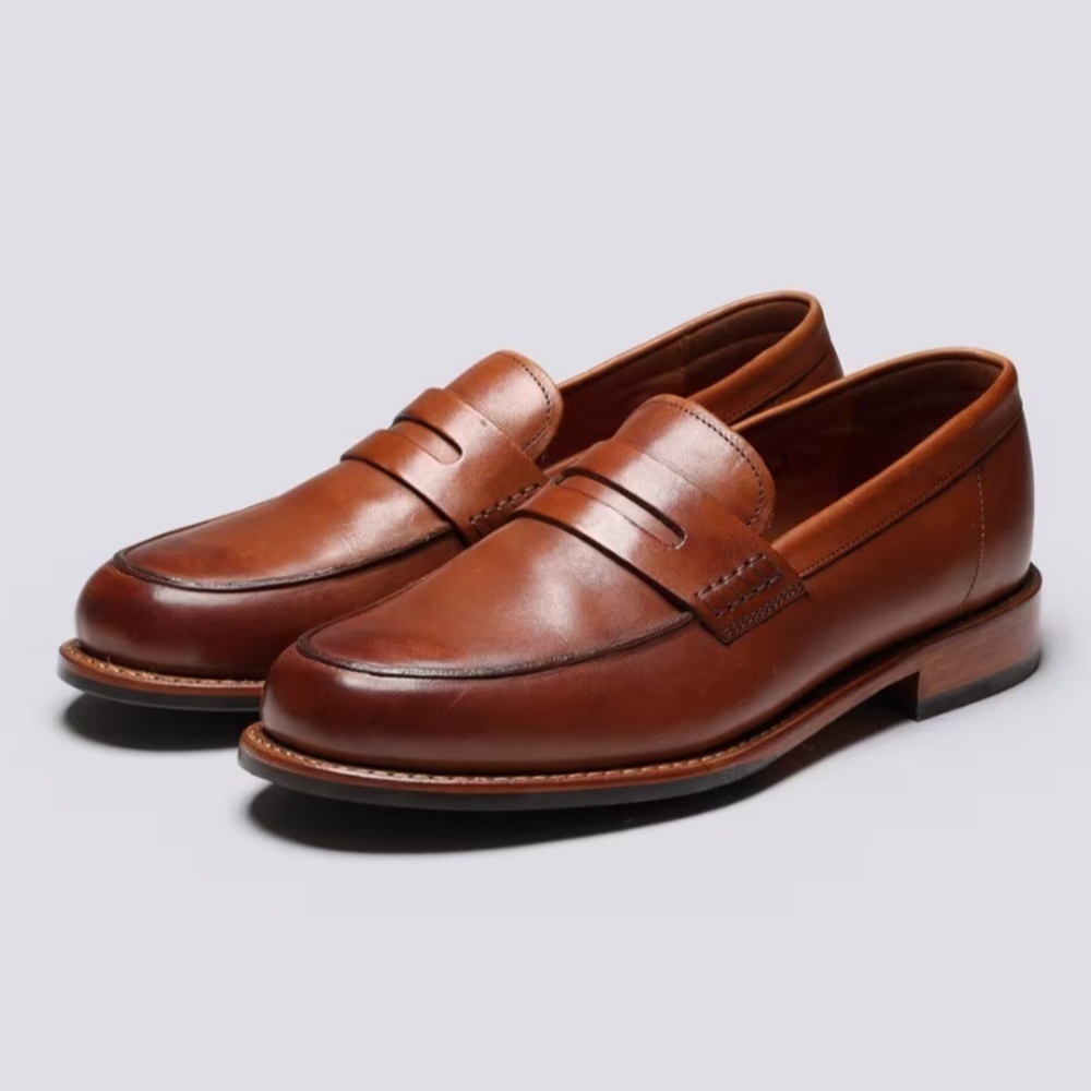 Grenson Jago Leather Penny Loafers